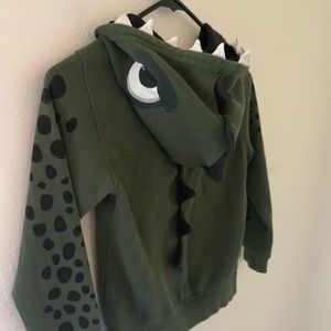 H&M Boys Dinosaur Zip Up Hoodie size 6-8Y